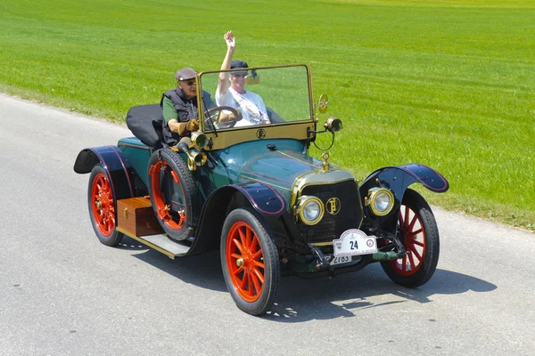 Oldtimer auto rally — Stock fotografie