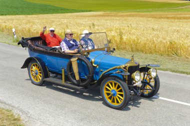 Oldtimer araba ralli