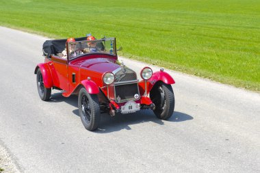 Oldtimer araba ralli