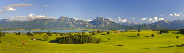 Paisaje panorámico en Baviera — Foto de Stock