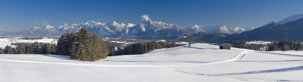 Panorama landschap in Beieren — Stockfoto