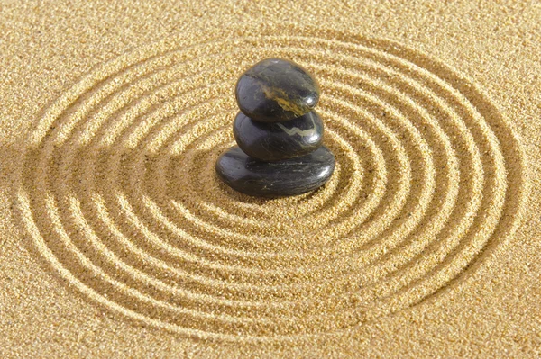 Japanese zen garden — Stock Photo, Image