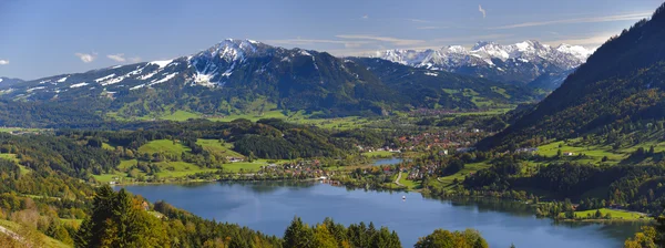 Paisagem panorâmica na Baviera — Fotografia de Stock