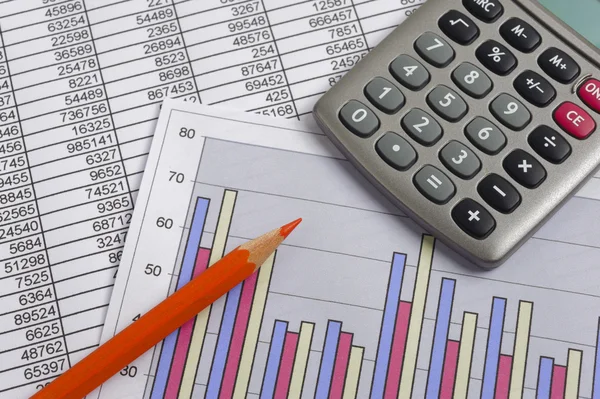 Financiële business accounting — Stockfoto