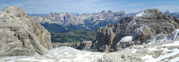 Panorama van de Dolomieten — Stockfoto