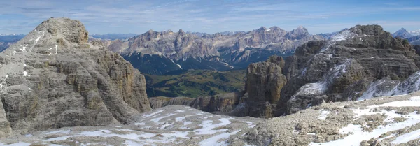 Panorama van de Dolomieten — Stockfoto