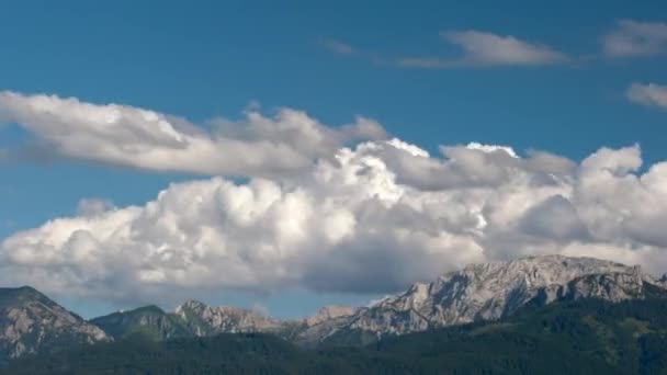 移動する雲の時間経過 — ストック動画