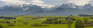 Bavyera 'daki panorama manzarası