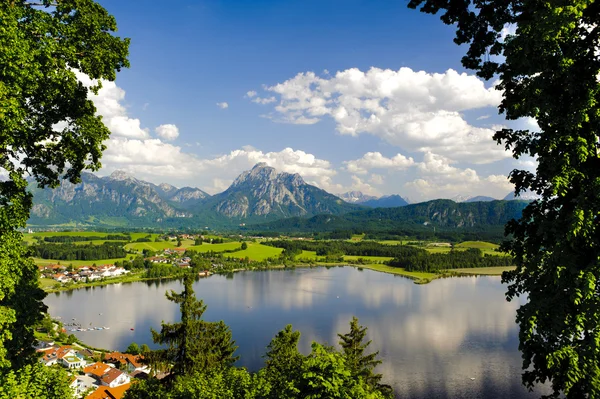 Panorama-Landschaft in Bayern — Stockfoto