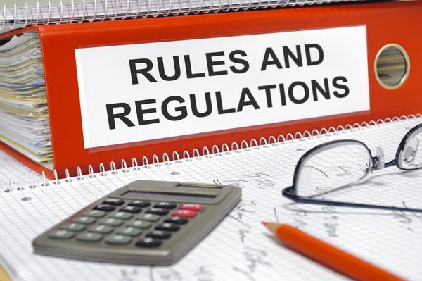 Regels en voorschriften — Stockfoto