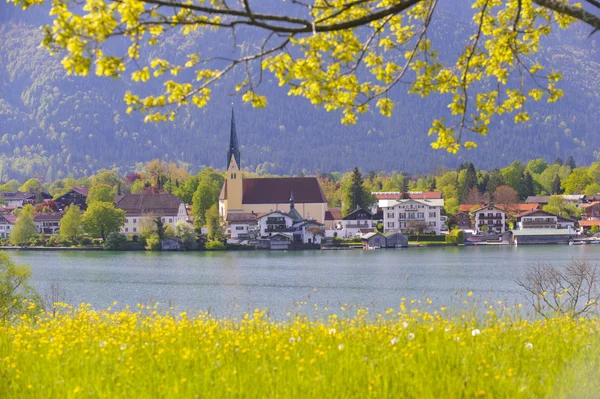 Jeziora tegernsee, w Bawarii — Zdjęcie stockowe
