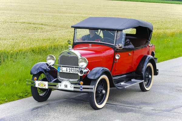 Rally for veteran cars — Stock Photo, Image