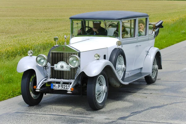 Rally for veteran cars Royalty Free Stock Photos