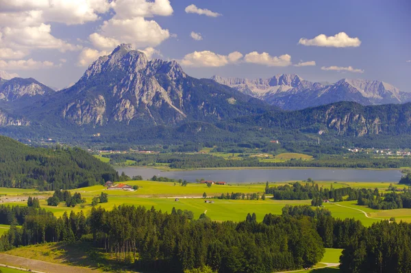 Panorama-Landschaft in Bayern — Stockfoto