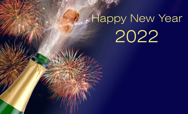 Gelukkig Nieuwjaar 2022 — Stockfoto