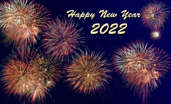 Gelukkig Nieuwjaar 2022 — Stockfoto