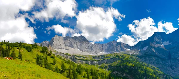 Panoramic View Mountain Range Dolomiti Alps Italia — Stock Photo, Image