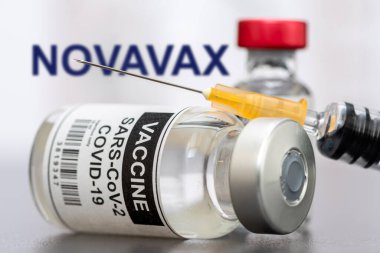 Novavax Covid-19 aşısı laboratuvarda. 