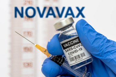 Novavax Covid-19 aşısı laboratuvarda. 
