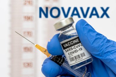 Novavax Covid-19 aşısı laboratuvarda. 