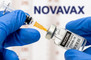 Novavax Covid-19 aşısı laboratuvarda. 