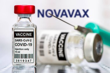Novavax Covid-19 aşısı laboratuvarda. 