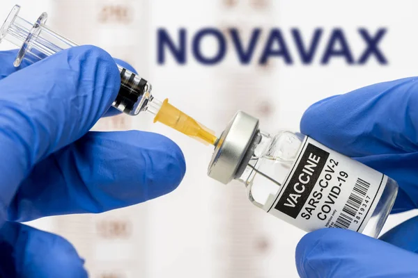 Novavax Covid-19 aşısı laboratuvarda. 