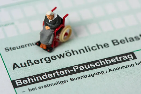 Form Tax Return German Tax Office — Stock Photo, Image