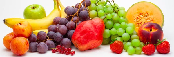 Frisches Und Gesundes Gemüse Und Obst — Stockfoto