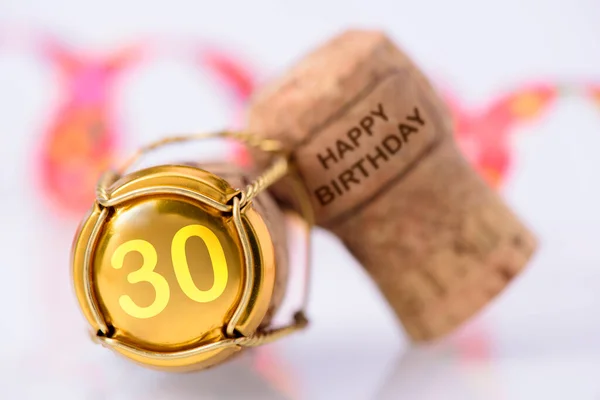 Gelukkige Felicitaties Tot 30E Verjaardag — Stockfoto