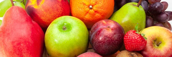 Arranjo Frutas Frescas Saudáveis — Fotografia de Stock