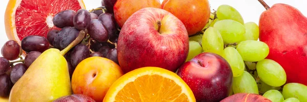 Frisches Obst Und Buntes Gemüse — Stockfoto