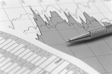 borsa grafiği ile finans ve hesaplama