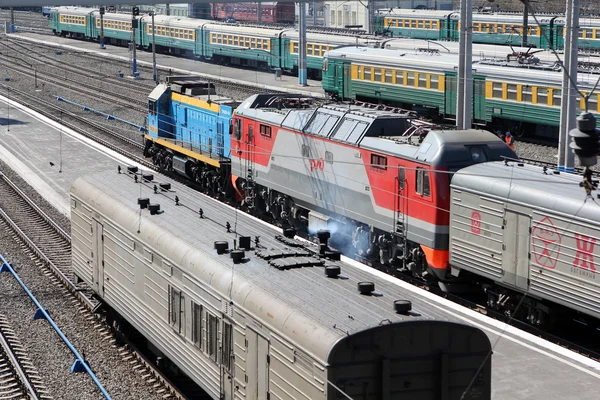 Novosibirsk. Merkez Tren İstasyonu