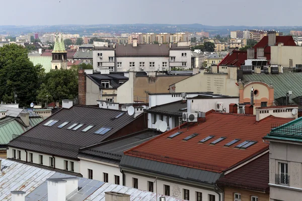 Krakow, Polonya. şehre göz kapakları — Stok fotoğraf