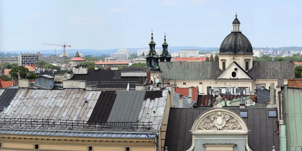 Cracovia, Polonia. Mira las portadas de la ciudad — Foto de Stock