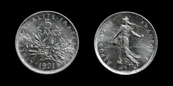 Монета Франції — стокове фото