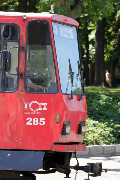 Tramway in Belgrade — Stock Photo, Image