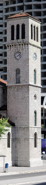 Christianic kostelní věž v Sarajevu — Stock fotografie
