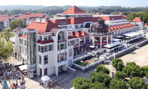 Sopot, Polen. turistiska centrum nära baltiska havet — Stockfoto