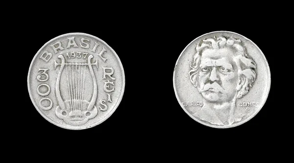 Coin of Brazil - XX century — Stock Photo, Image
