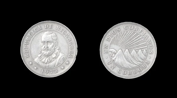 Монета Нікарагуа - xx ст. — стокове фото