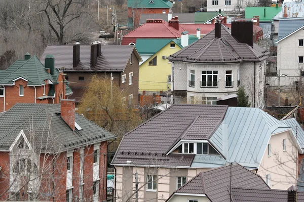 Capas de casas Voronezh — Fotografia de Stock