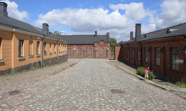 Torget på en av Sveaborg öar i Helsingfors, finland — Stockfoto