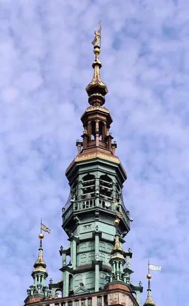 Zvonice katolické katedrály v Praze, Česká republika — Stock fotografie