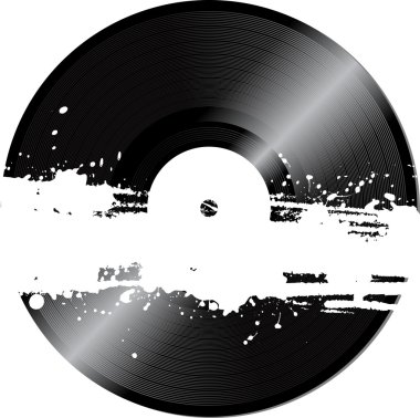 Retro vinyl record - vector clipart