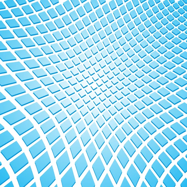 Abstrato azul recortado quadrados — Vetor de Stock