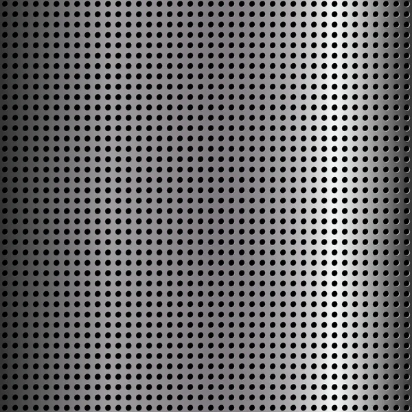 Абстрактний металевий фон з вирізаними колами — стоковий вектор