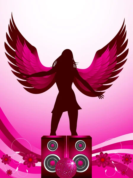 Dance angel — Stock Vector