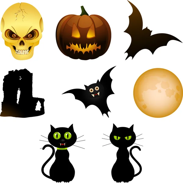 Concepto Halloween — Vector de stock